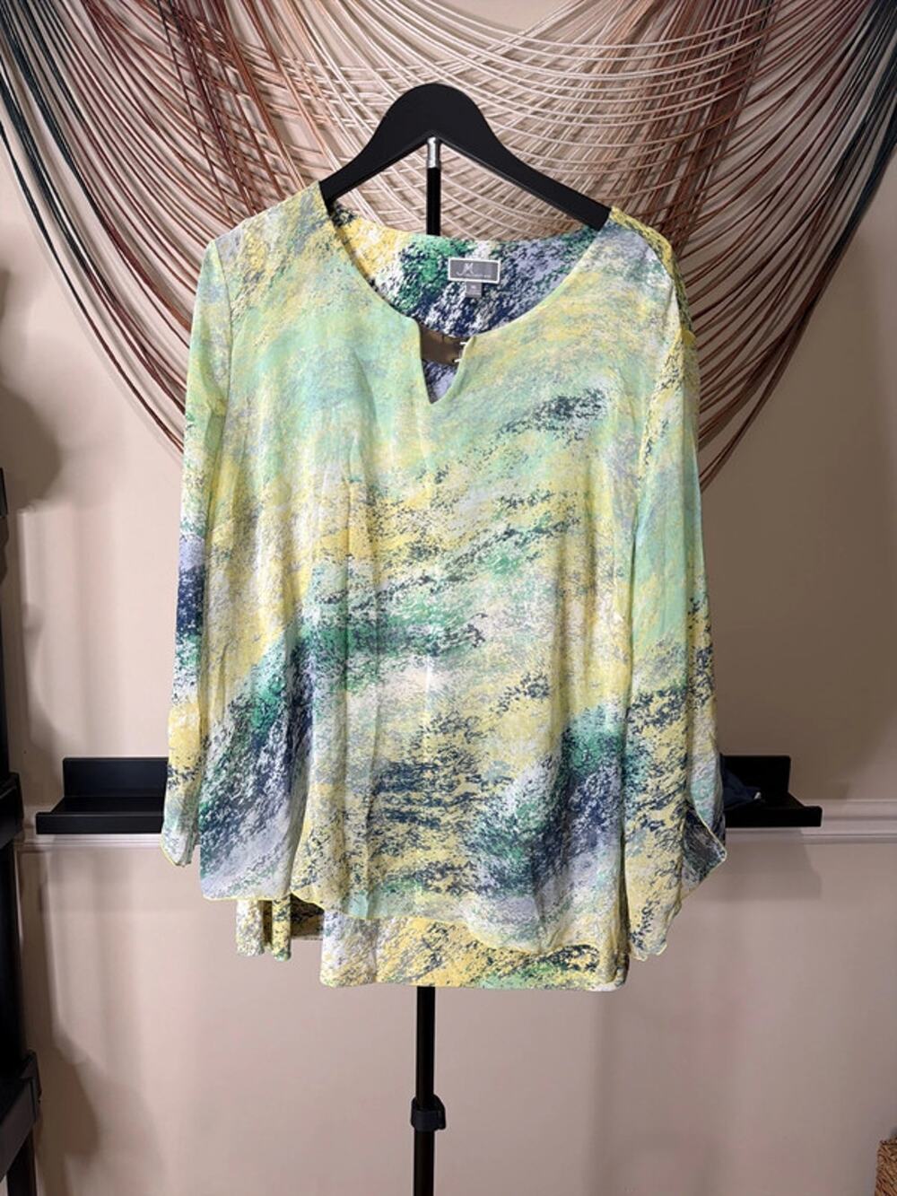 3 for $9 JM collection XL chiffon blouse, EUC 2954